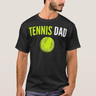 Camiseta Pai Tênis Ball Pai Ball Funny Tênis