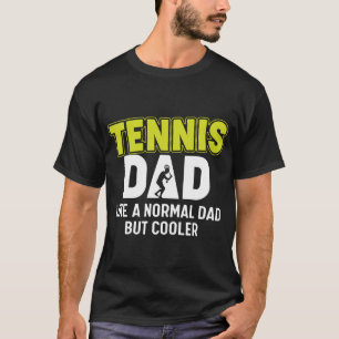 Camiseta pai tênis como um pai normal, mas mais frio