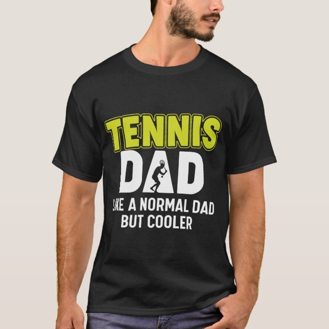 Camiseta pai tênis como um pai normal, mas mais frio (Frente)