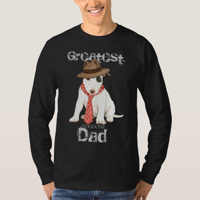 Camiseta Pai Terrier Miniatura Bull (Frente)