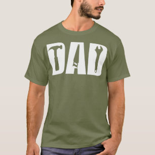 Camiseta Pai Tools Pai is My Name Fixing Is My Game Day