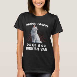 Camiseta Pai Turco DE Van GORD PARENTE DE UM Gato VAN TURCO