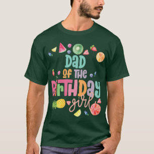 Camiseta Pai Twotii Frutti 2 anosFruta de aniversário tropi