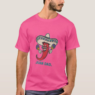 Camiseta Pai Um Dia de os pais Mexicano Padre Engraçado Jua