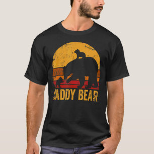 Camiseta Pai Urso 2 Cubos Pai Urso Gêmeo Pai 2 K