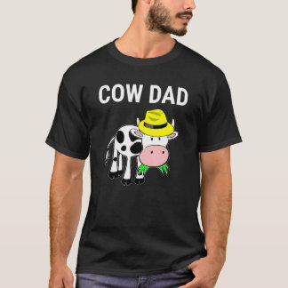 Camiseta Pai Vaca Fofo Fazendeiro de Vaca Pai