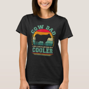 Camiseta Pai Vaca Masculino Como Um Pai Normal Mas Mais Leg