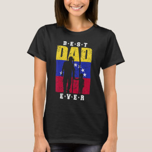 Camiseta Pai Venezuelano De Menino Dia Dos Pais Hijo Venezu
