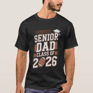 Camiseta Pai Veterano Turma de 2026 Graduado Futebol 2026 G