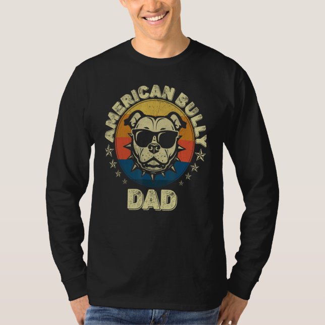Camiseta Pai Vintage American Bullypit Pai (Frente)