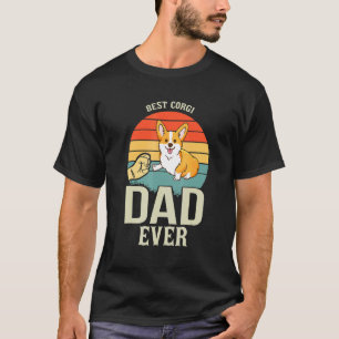 Camiseta Pai Vintage Best Corgi Já Proprietário De Cachorro