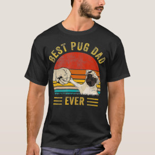 Camiseta Pai Vintage Best Pug Ever