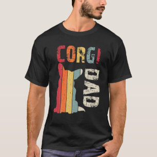 Camiseta Pai Vintage Corgi Pai Legal Cão Lover Retro 70 8