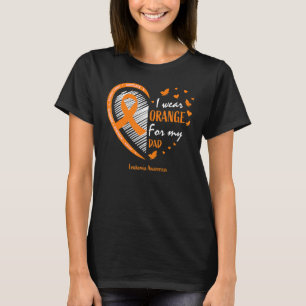 Camiseta Pai, Visto Laranja Para A Minha Consciência Da Leu