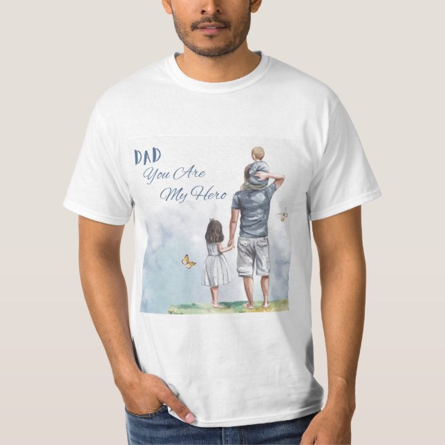 Camiseta Pai Você É Meu Herói (Frente)