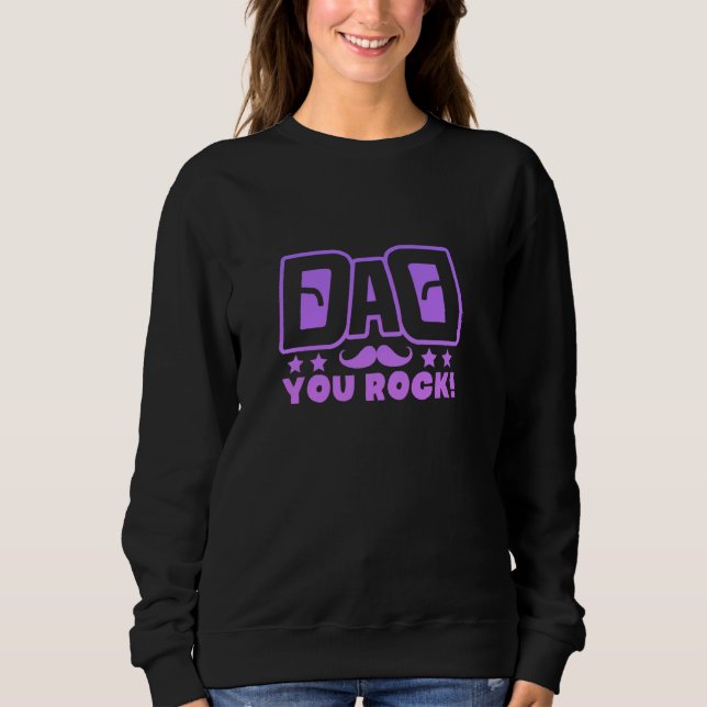 Camiseta Pai Você Rock Bold Statement for Padre Appreciatio (Frente)