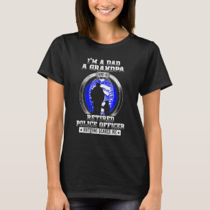 Camiseta Pai Vovô Aposentado Policial Nada Sca