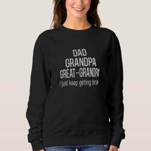 Camiseta Pai Vovô Excelente Vovô, Vovô, Continue Ficando Me