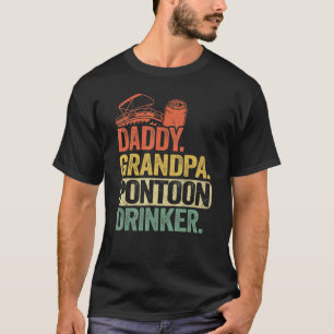 Camiseta Pai Vovô Pontoon Drinker Pai Pontoon Boa