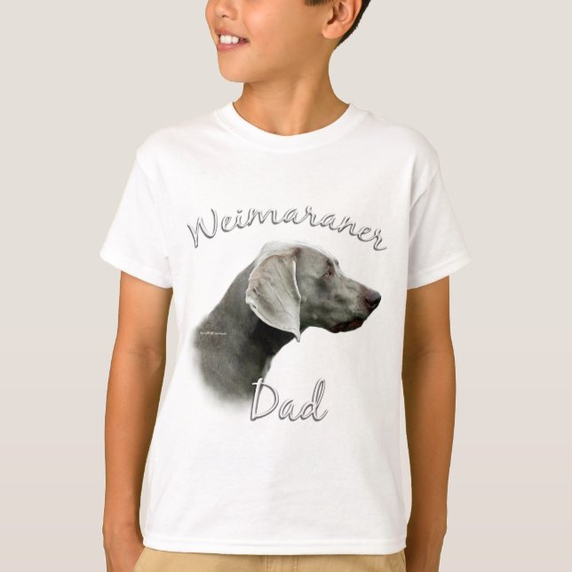 Camiseta Pai Weimaraner 2 (Frente)