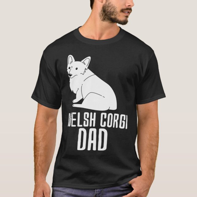 Camiseta Pai Welsh Corgi (Frente)