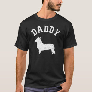 Camiseta Pai Welsh Corgi Cardigan Vintage Ideias Para Pai