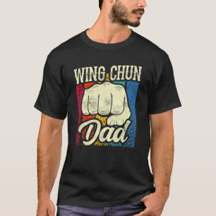 Camiseta Pai Wing Chun Treinando Artes Marciais