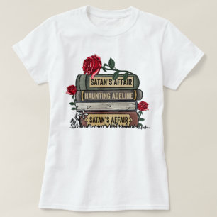 Camiseta Pai Zade Book Stack Assombrando Adeline Smut Book