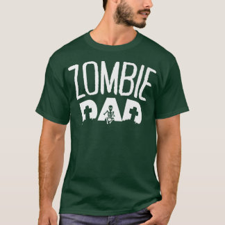 Camiseta Pai Zombie engraçado