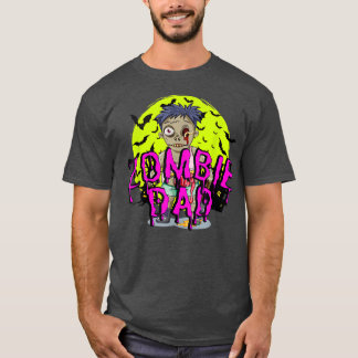 Camiseta Pai Zombie Engraçado