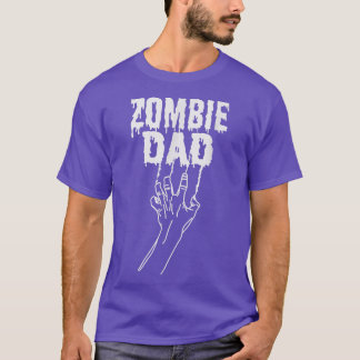 Camiseta Pai Zombie Halloween Padre Costume Adultos 6927