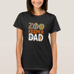 Camiseta Pai Zookeeper Masculino Animal do Zoológico Zook
