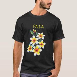 Camiseta Paia Maui Hawaii Fragrante Flor de Plumeria Floral