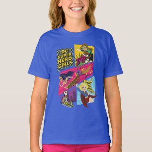 Camiseta Painéis de ação DC Super Hero Girls