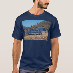 Camiseta Painéis de energia solar Tilos