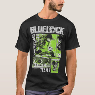 Camiseta Painéis de futebol divididos Blue Lock Yoichi Isag