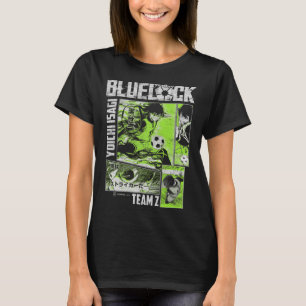 Camiseta Painéis de futebol divididos Blue Lock Yoichi Isag