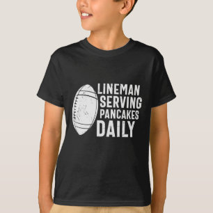 CAMISETA PAINÉIS DE SERVIÇO LINEMAN FUTEBOL DIARIAMENTE FUN