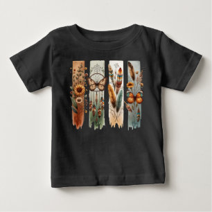 Camiseta Painel de Arte da Natureza da Boêmia