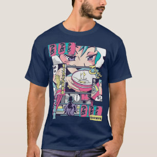 Camiseta Painel de BD Anime Manga do Compro Ramen