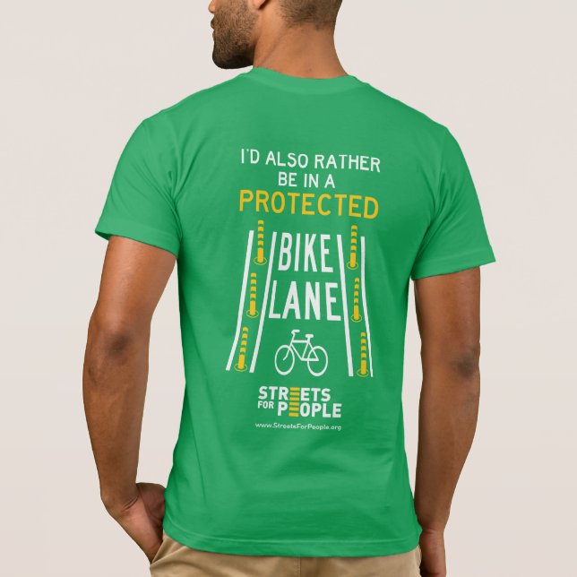Camiseta Painel de Bike Protegido (Verso)