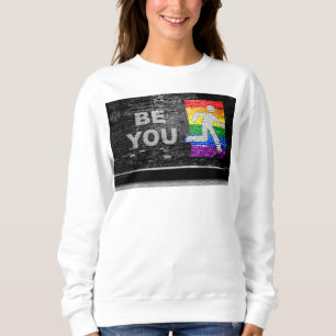 Camiseta Painel de cores do orgulho arco-íris urbano Slippe