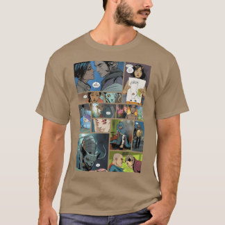 Camiseta Painel de Design de amigos da Saga Image Comics me