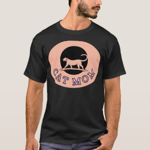 CAMISETA PAINEL DE OLHOS DE GATO MOM CAT