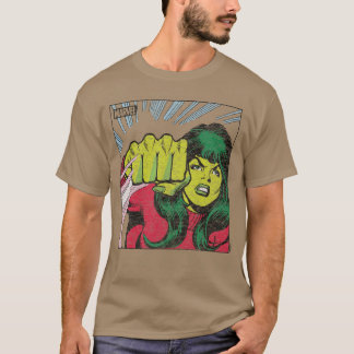 Camiseta Painel de Quadrinhos da SheHulk amiga