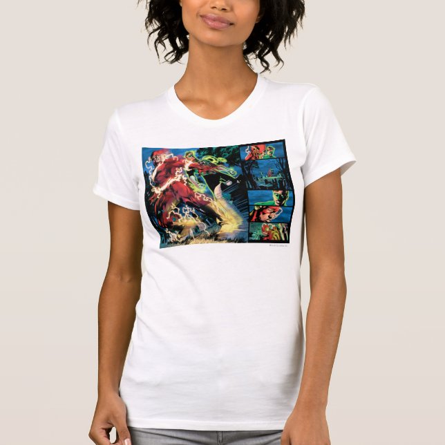 Camiseta Painel Lanterna Flash e Verde (Frente)