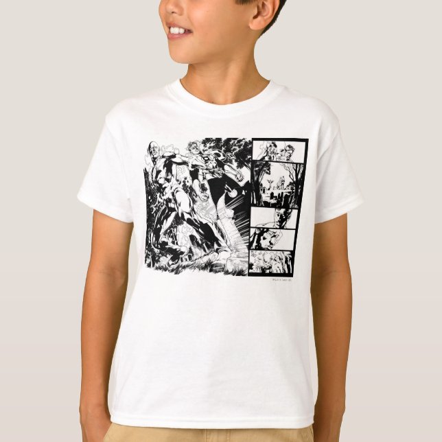 Camiseta Painel Lanterna Flash e Verde 2 (Frente)