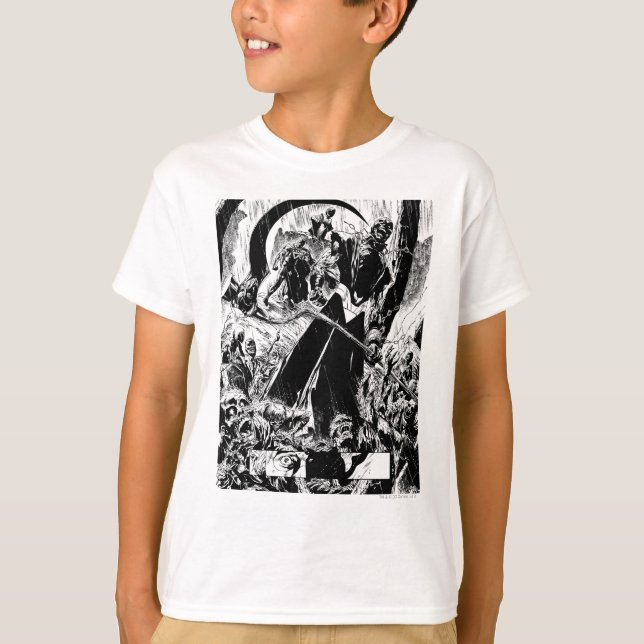 Camiseta Painel Lanterna Preta - Preto e Branco (Frente)