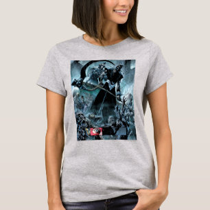 Camiseta Painel preto do corpo da lanterna