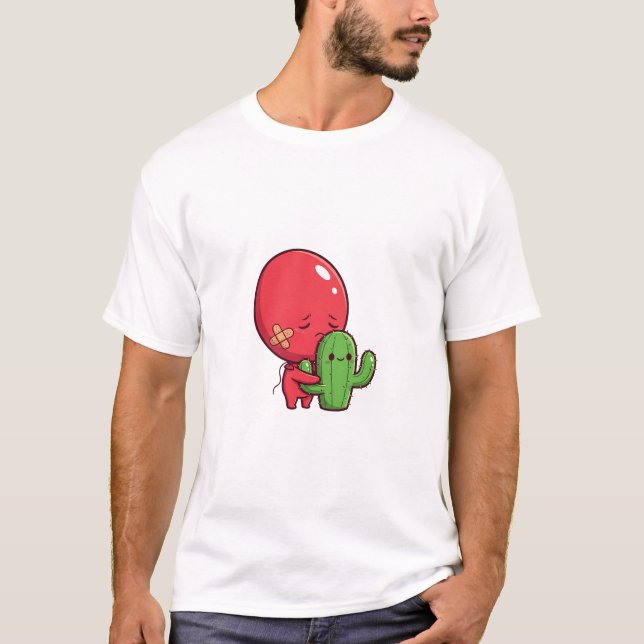 Camiseta Painful Cactus Hug (Frente)